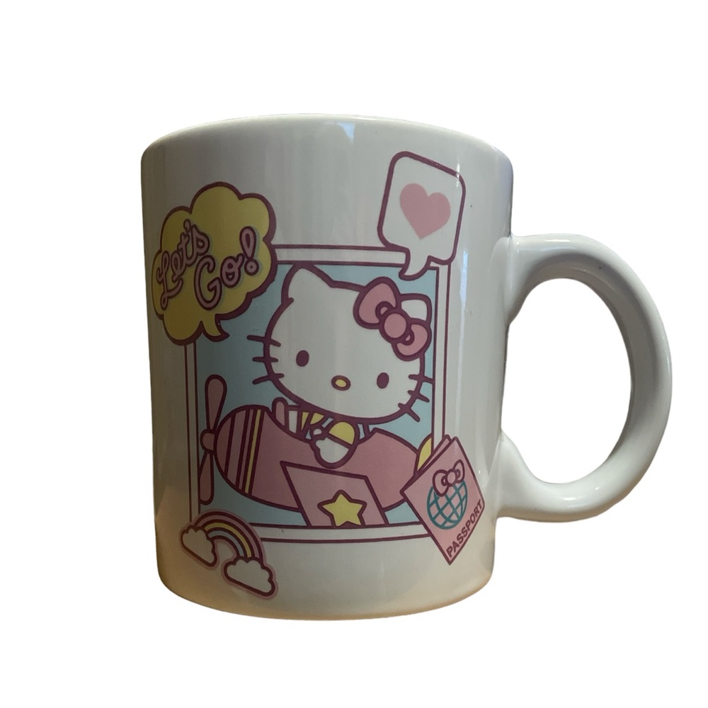 HELLO KITTY LET’S GO ! MUG.